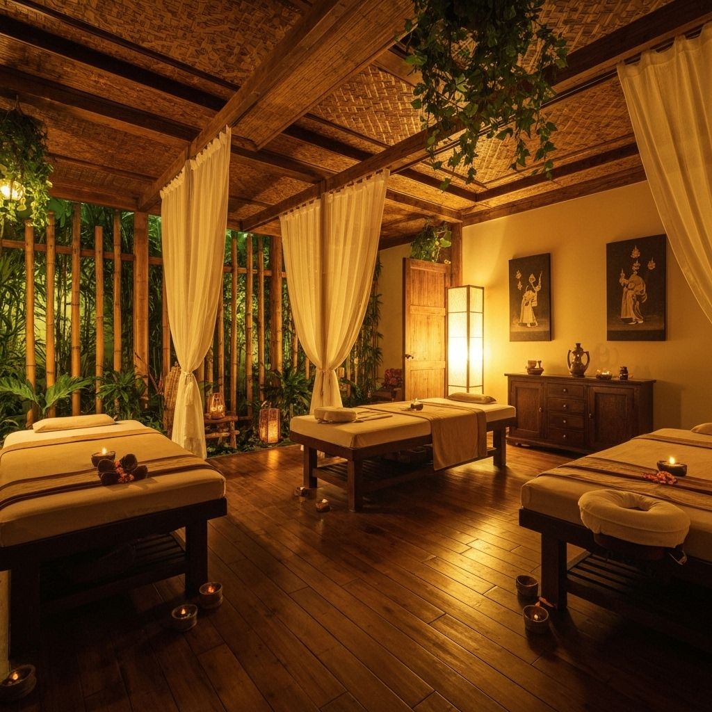 Thai Massage Spa Interior